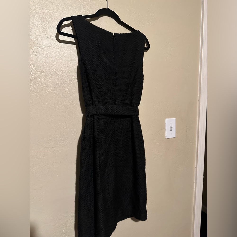 Banana Republic black midi dress